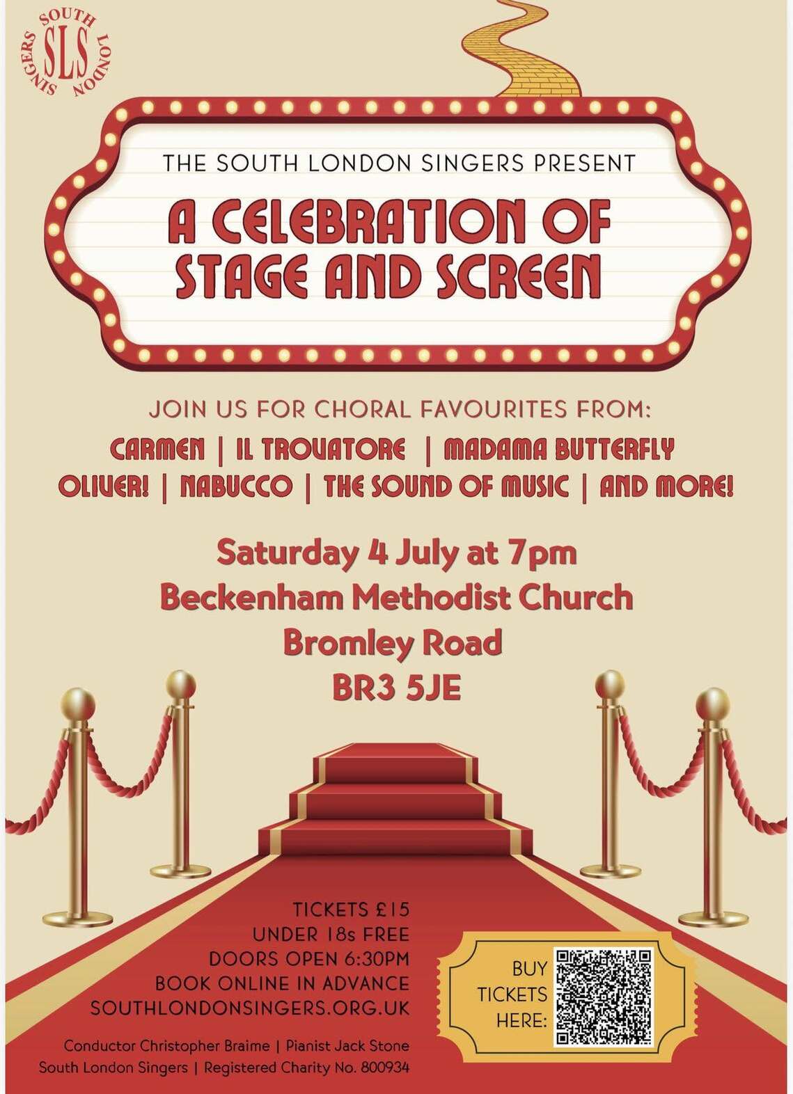 A Celebration of Stage & Screen sls concert