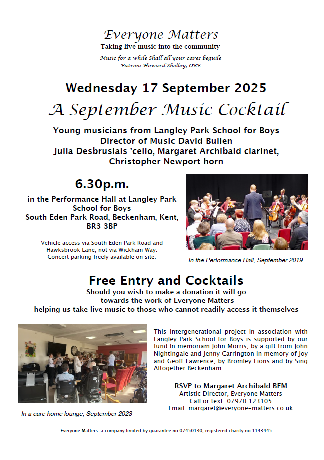 A September Music Cocktail