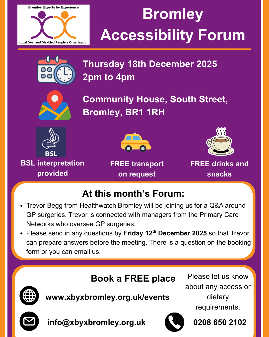 Accessibility Forum December 2025