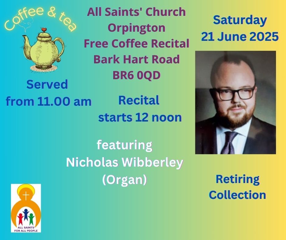 All Sainst Coffee  Recital June