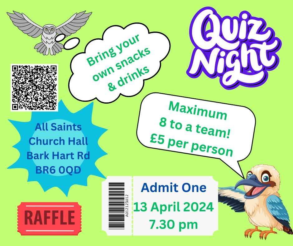 All Saints Church Orpington Quiz Night
