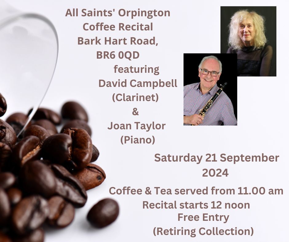 All Saints Coffee recital September