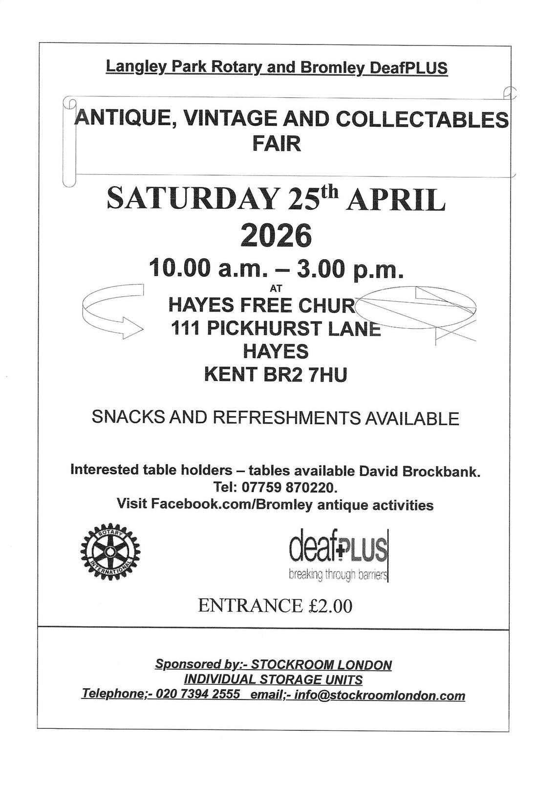 Antique vinatge Fair 2026