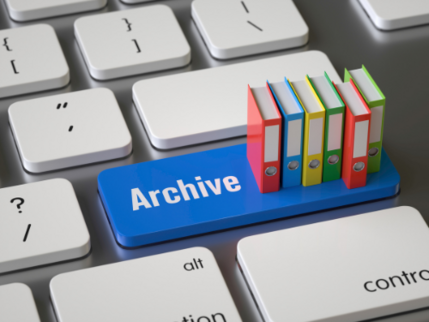 Archive keyboard button image