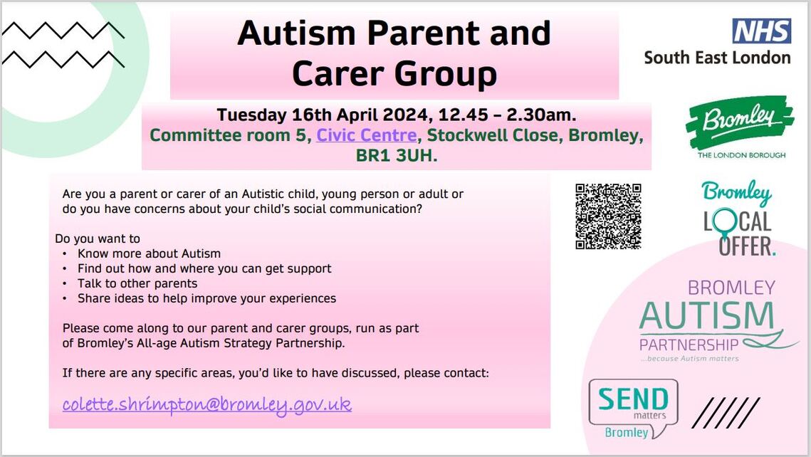 Autism young and adults 16 civic centre