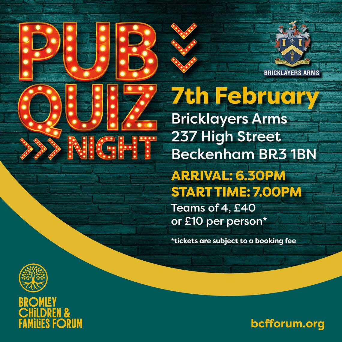 BCFF Pub Quiz 2025