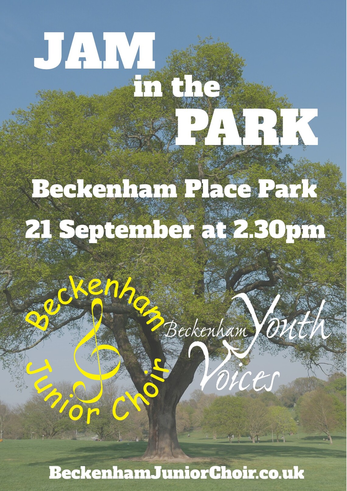 Beckenham Junior Choirjam in the park