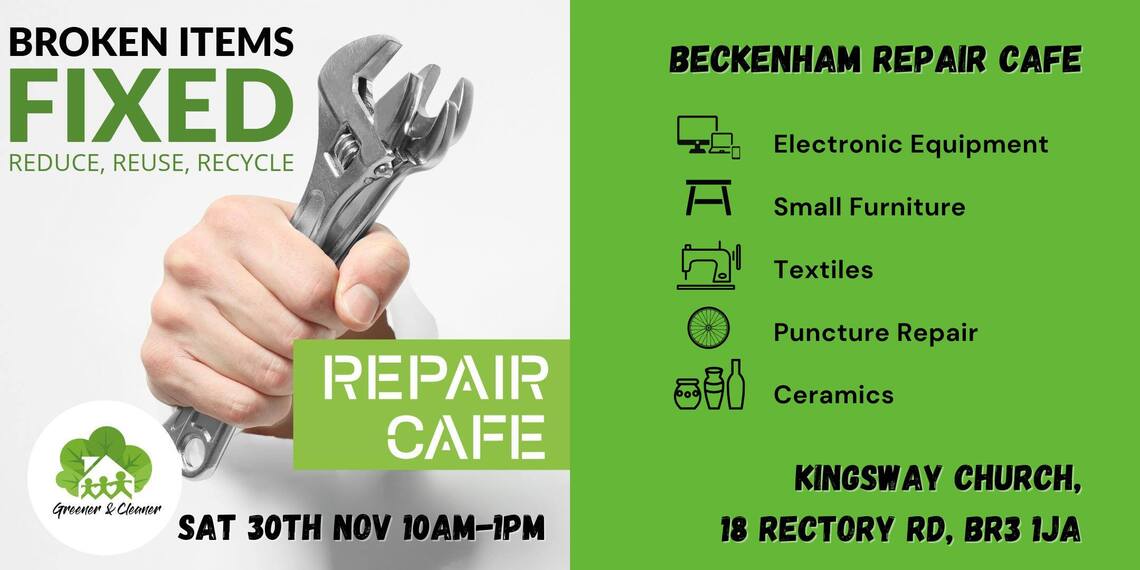 Beckenham Repair cafe November