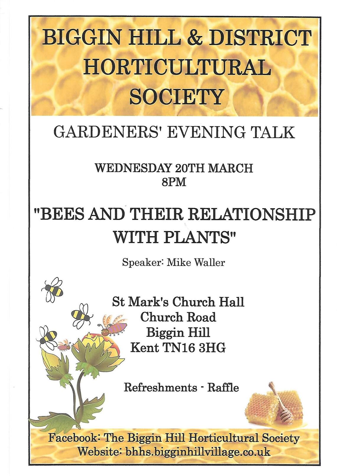 BH &DHS Evening talk