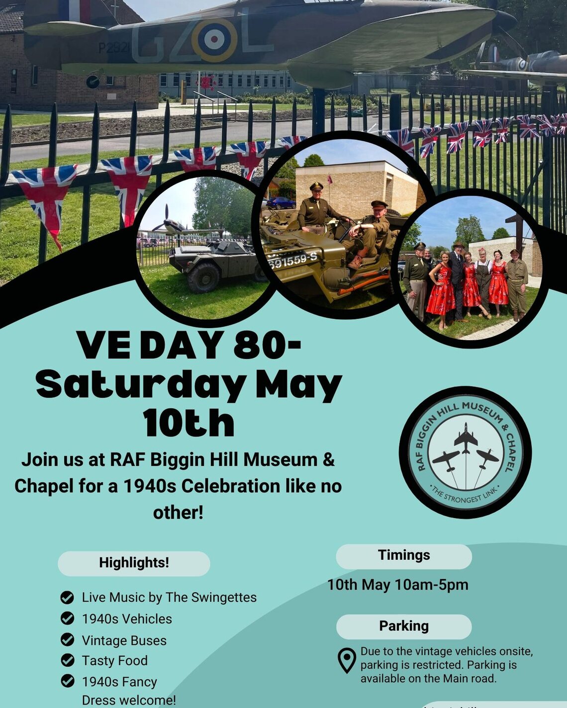 Biggin Hill Museum Chapel VE Day event