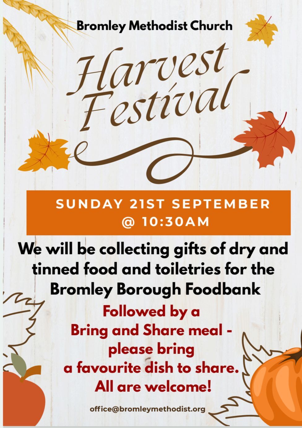 BMC Harvest Festival