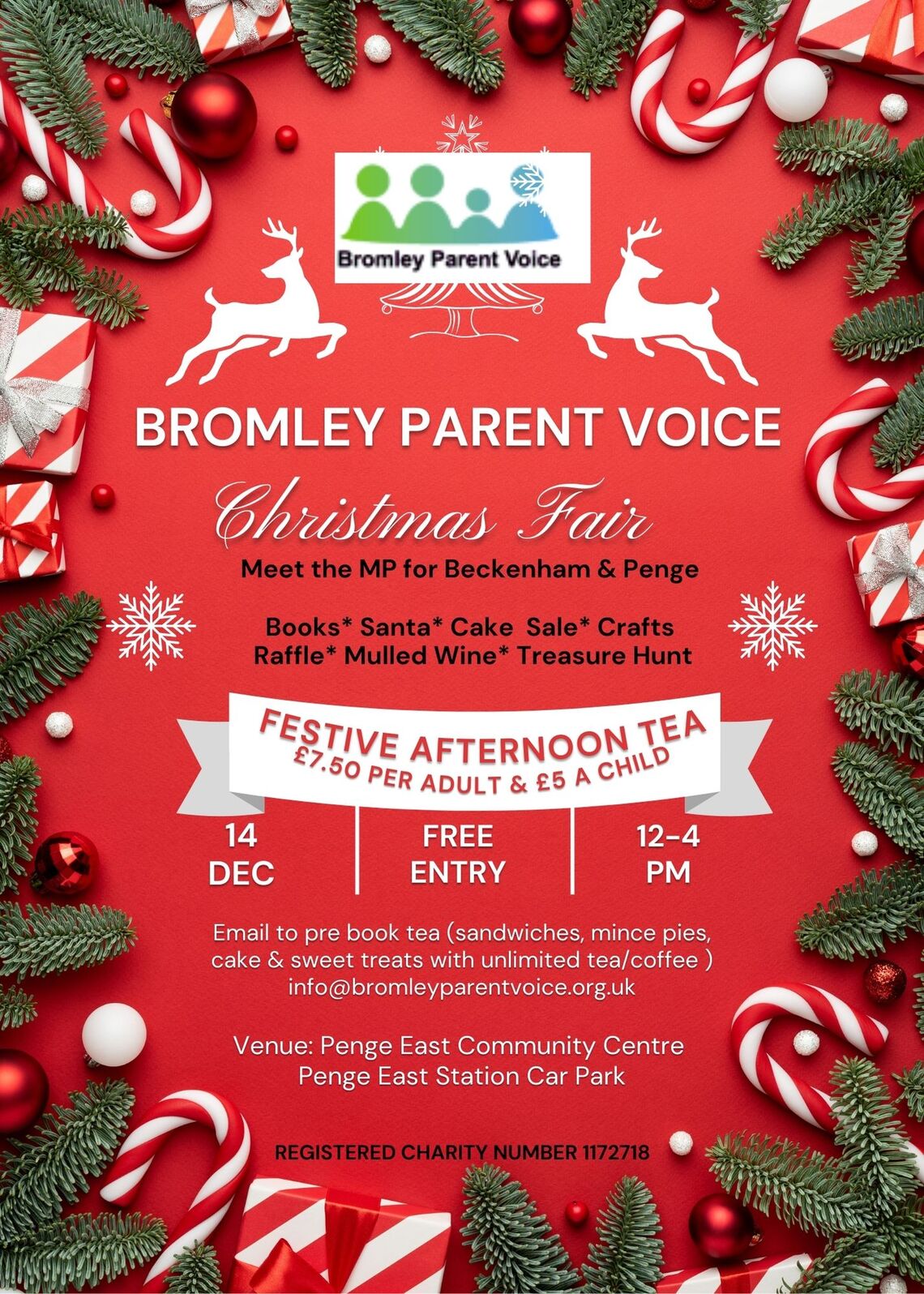 BPV Christmas Fair 2024 flyer