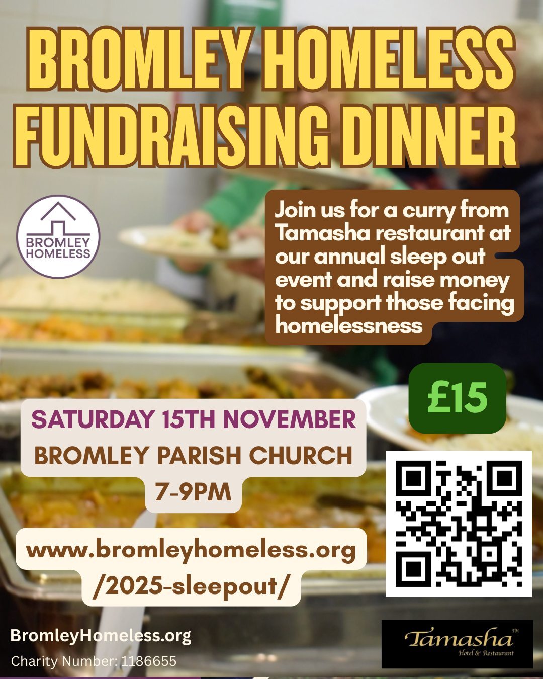 Bromley Homeless Fundraising Dinner