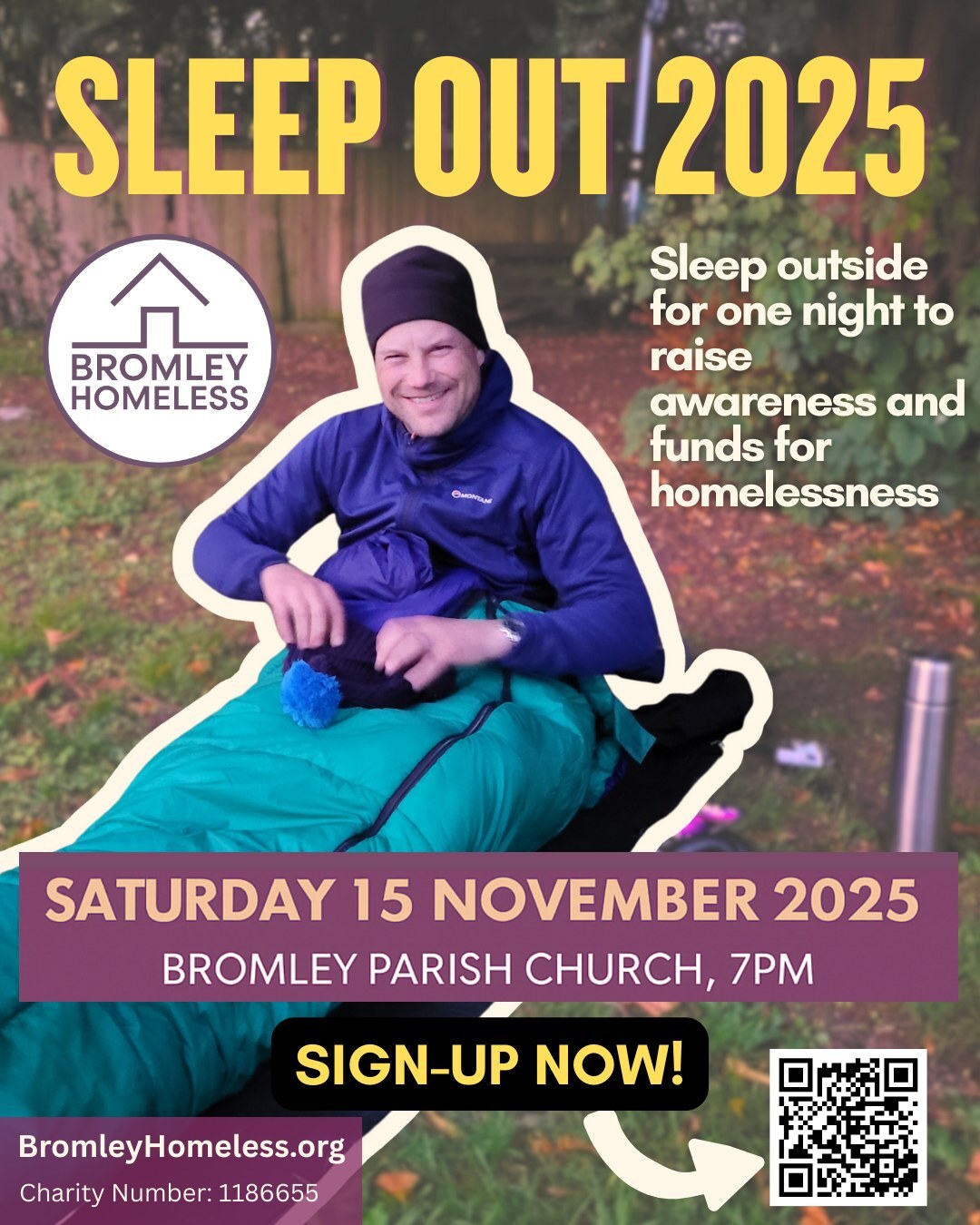 Bromley Homeless Sleep Out 2025!