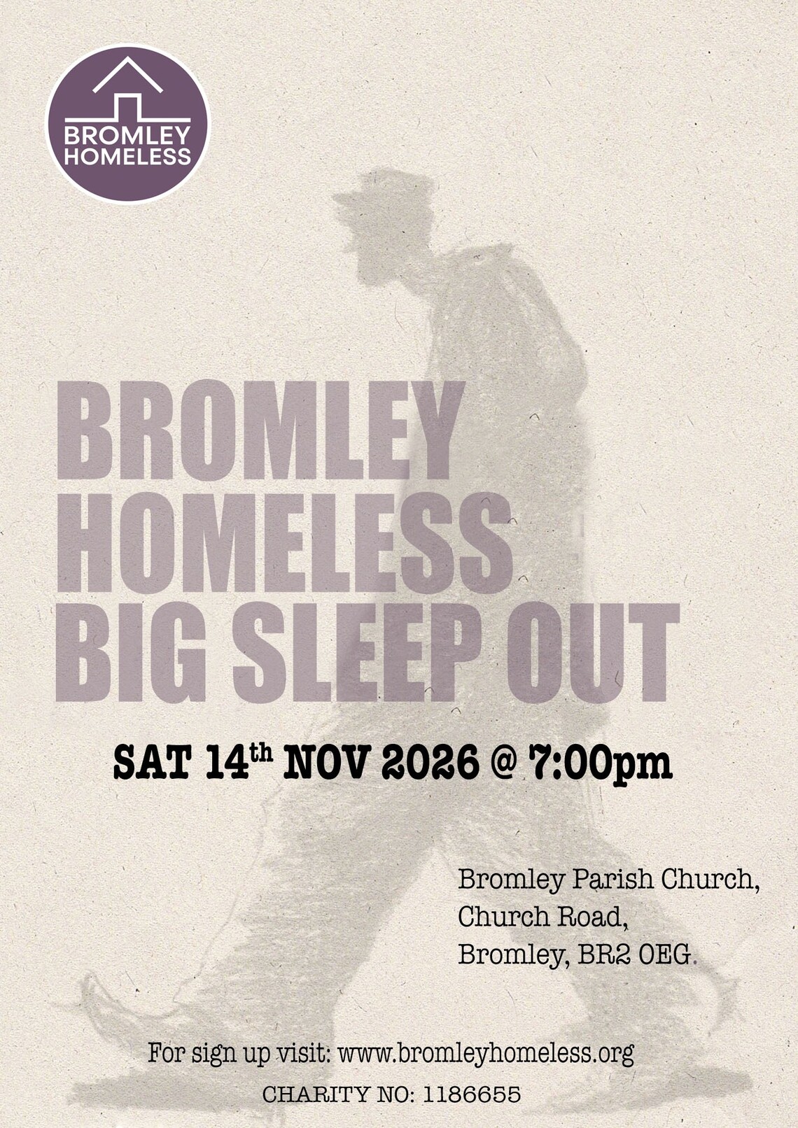 Bromley Homeless Sleep Out 2026