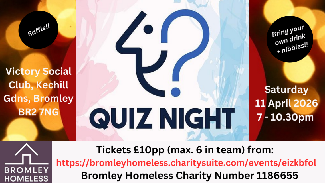 Bromley Homless Quiz Night