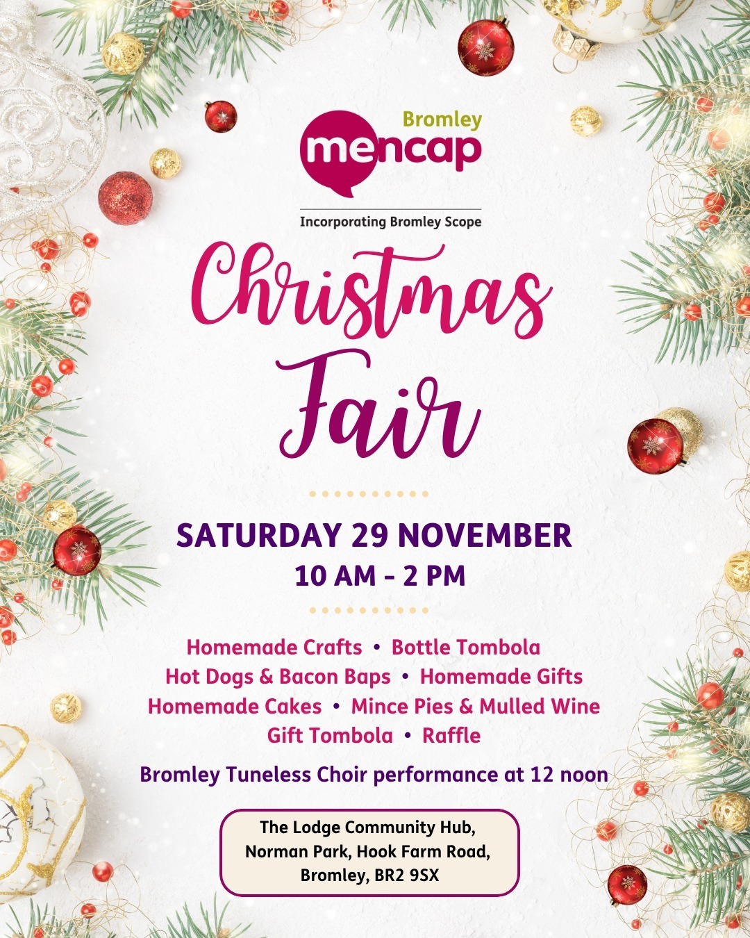 Bromley Mencap Xmas Fair