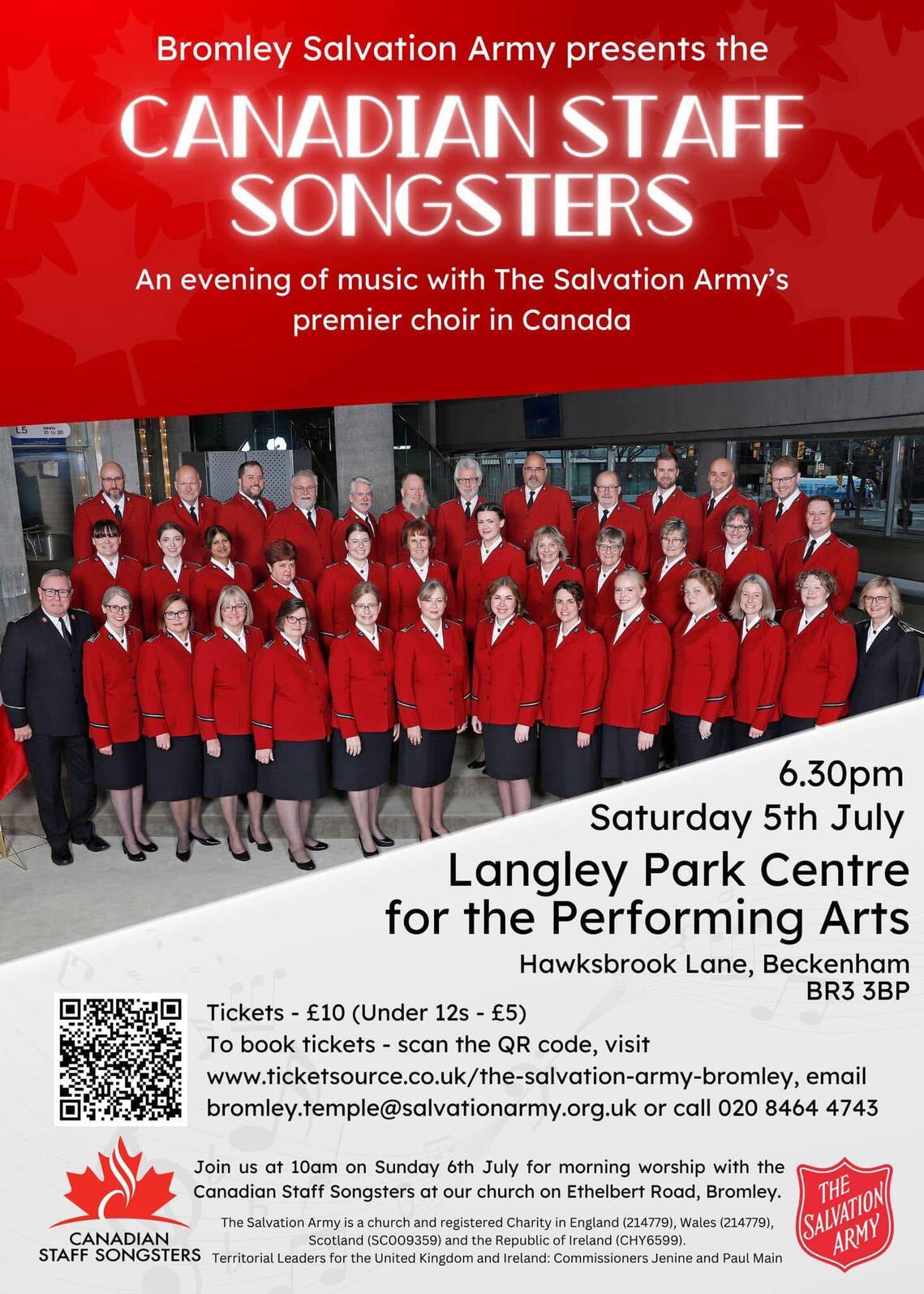 Canadian Staff Songsters of The Salvation Army