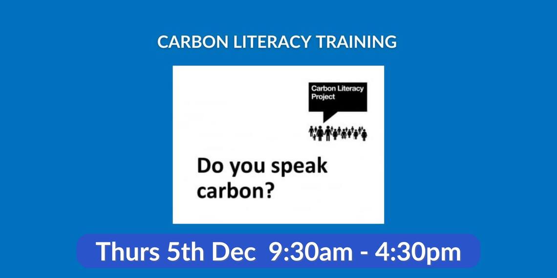 Carbon Literacy Training dec 2024