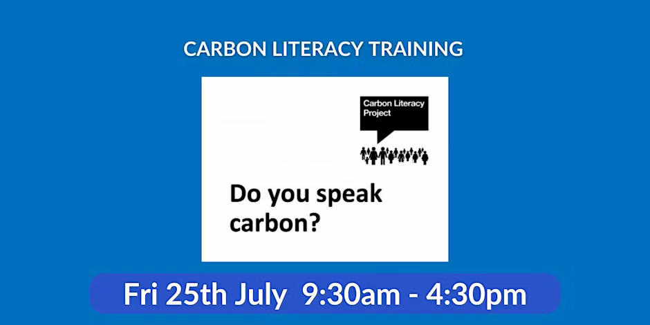 Carbon Literacy Training July 25