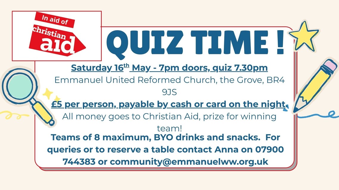 Charity Quiz Emmanual reform chuech