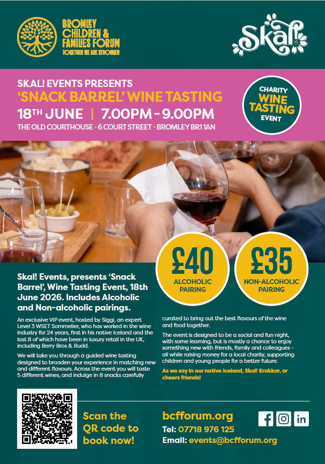 Charity 'Snack Barrel' Wine Tasting