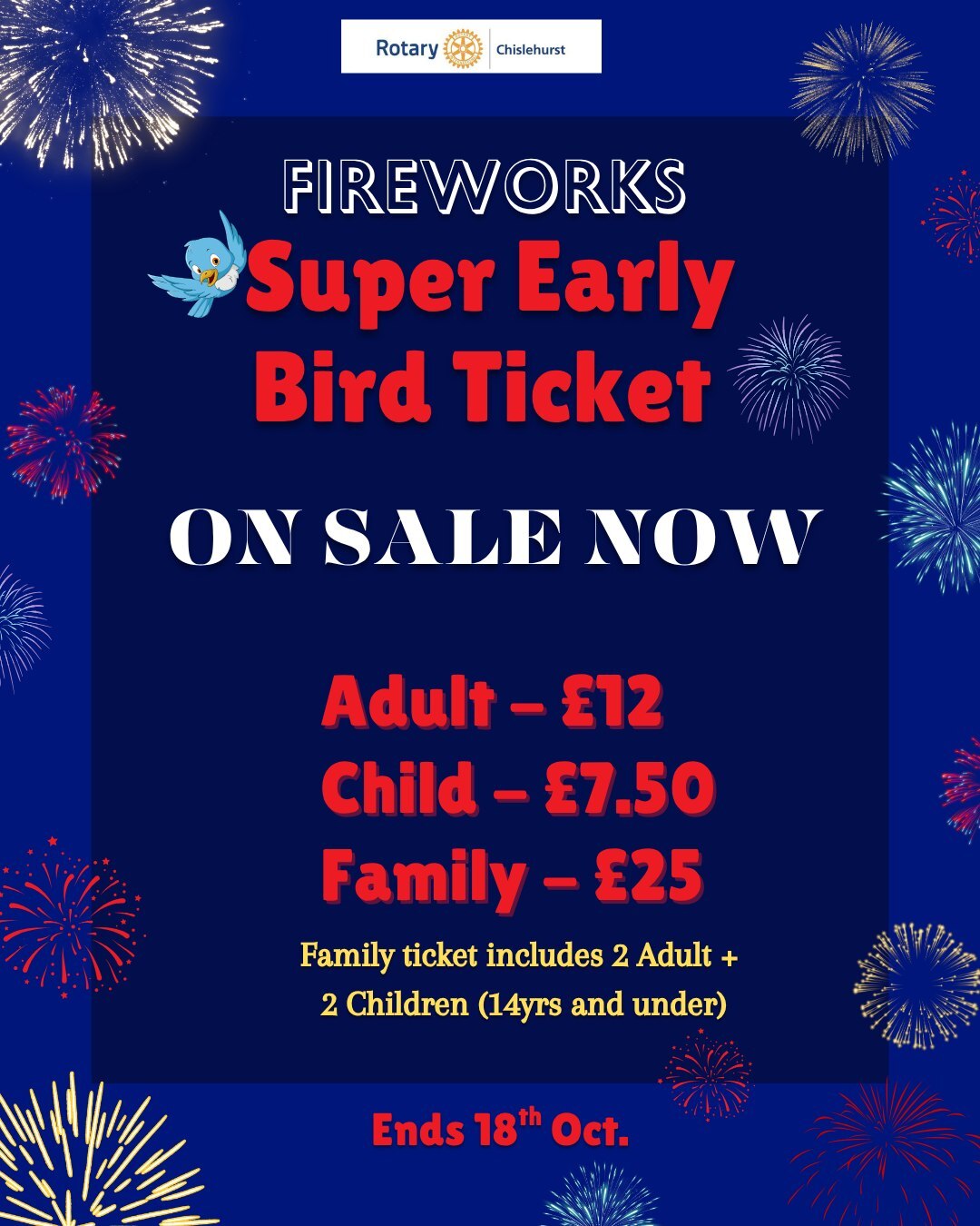 Chislehurst Rotary Charity Fireworks Spectacular