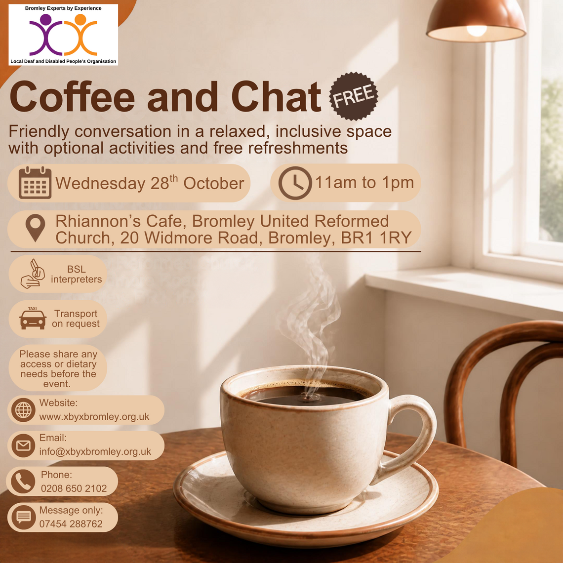 Coffee and Chat October 2026