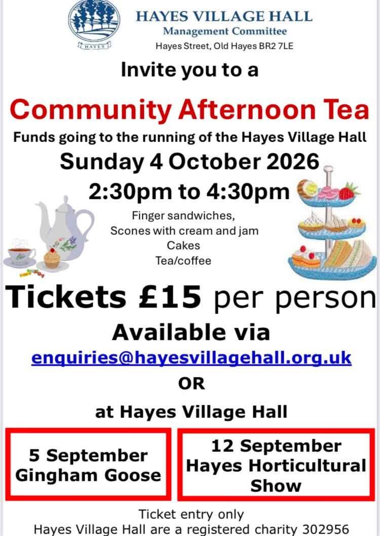 Community Tea Afternoon