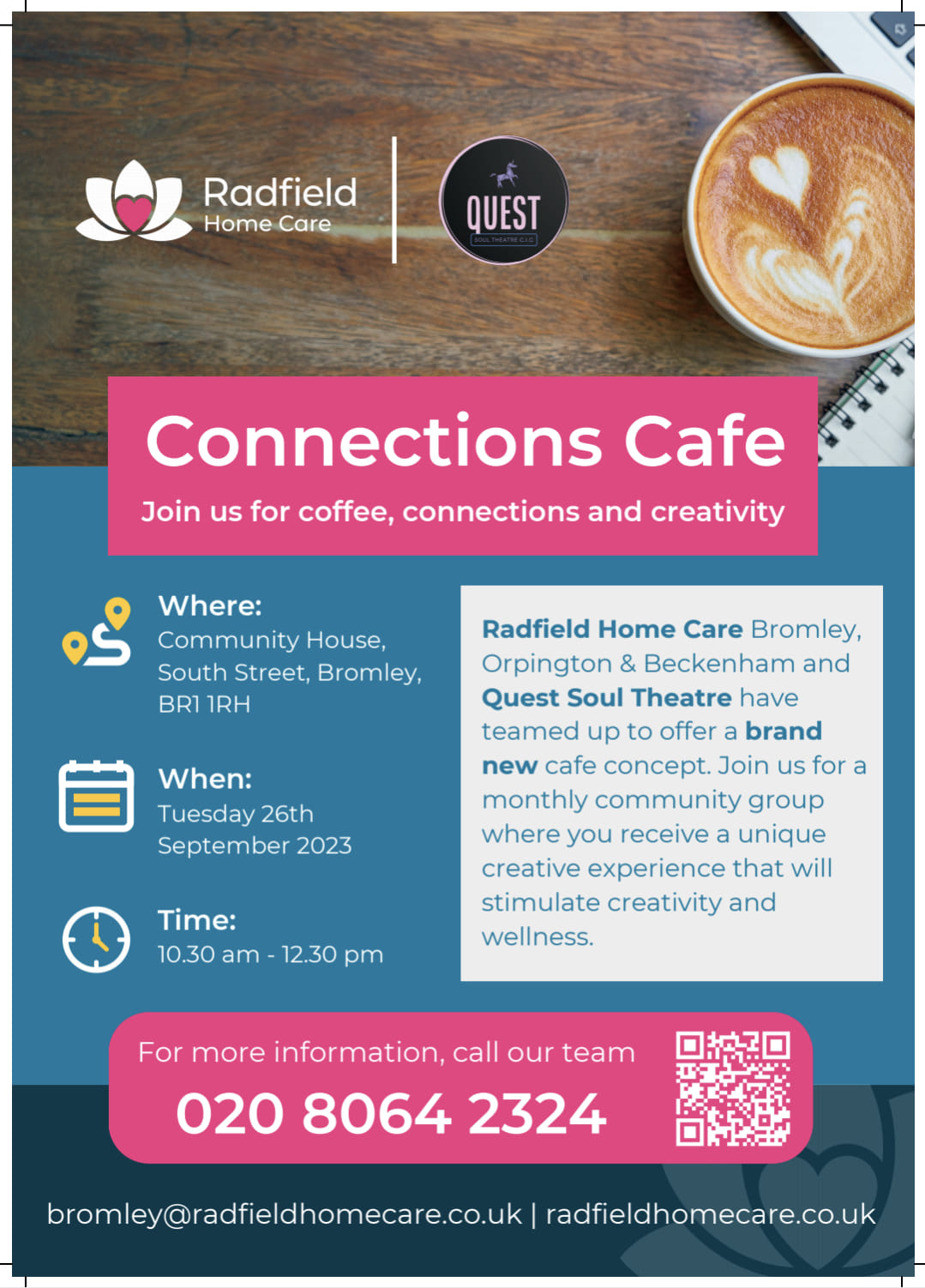 Connections Cafe flyer image