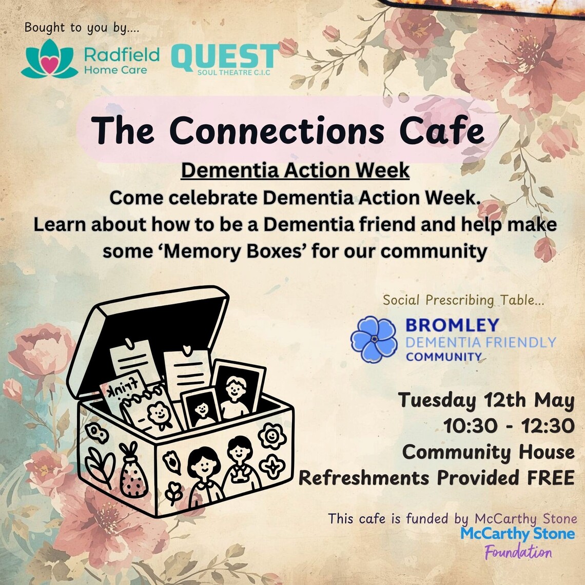 Connections Cafe May 2026