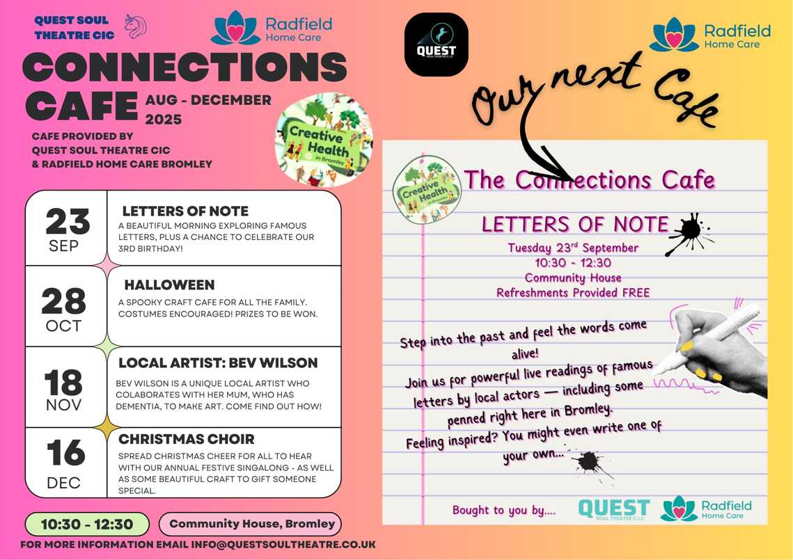 connections cafe sept to dec 2025