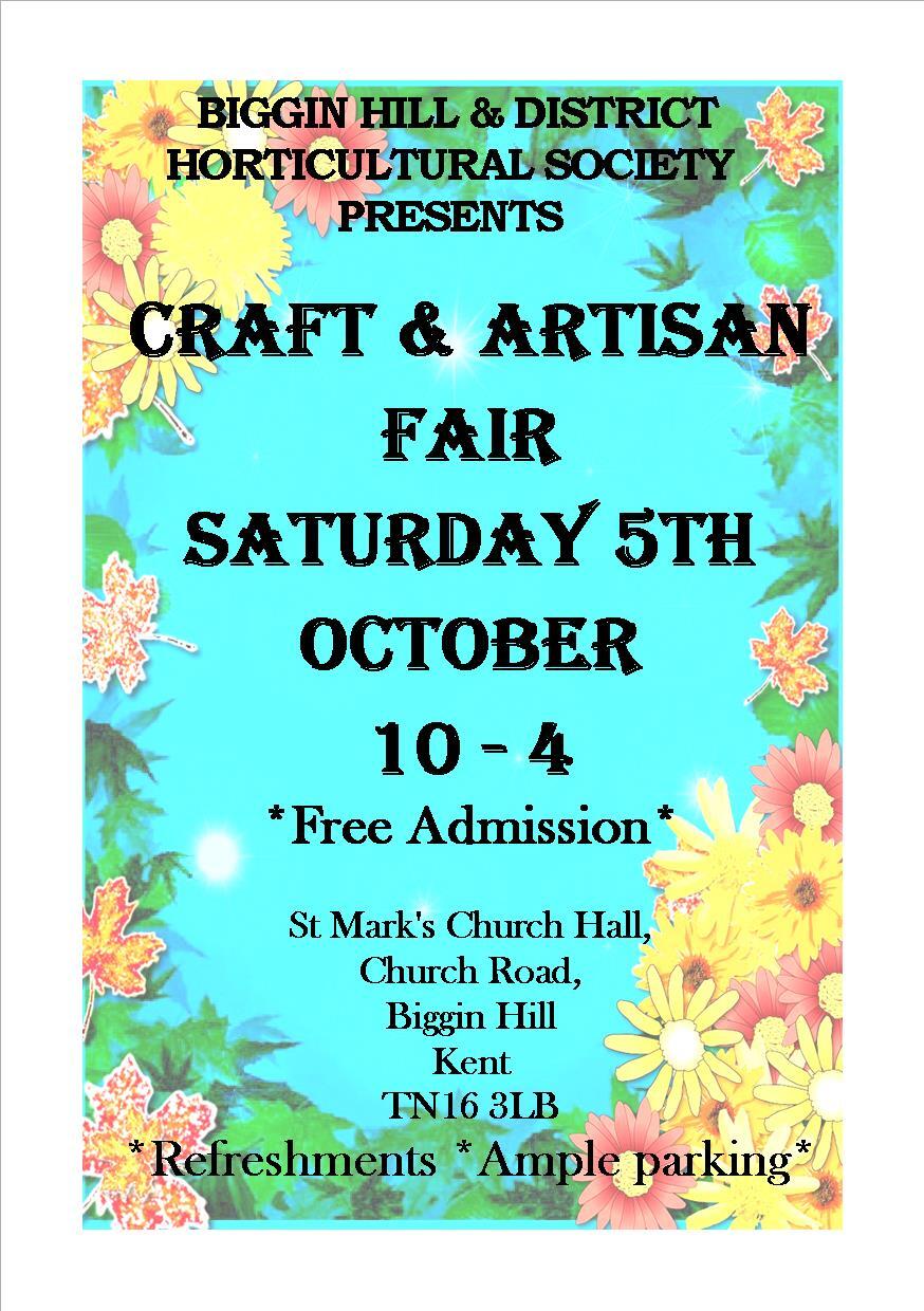 Craft Artisan Fair BHHS