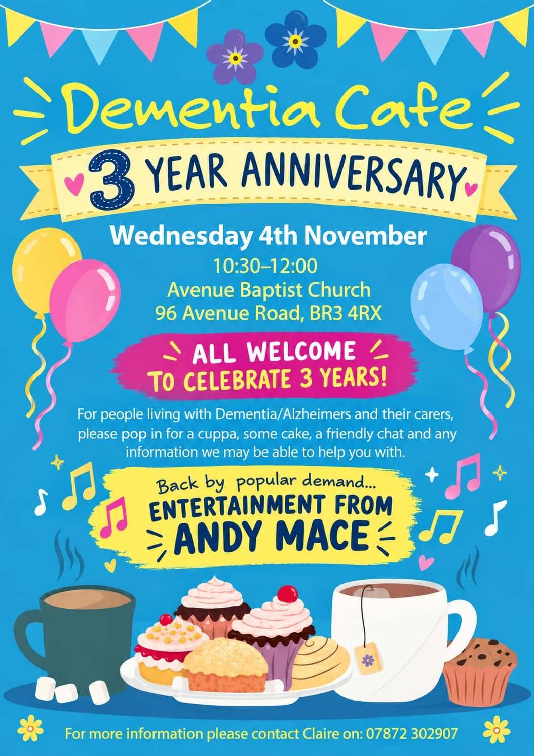 Dementia Cafe Anniversary