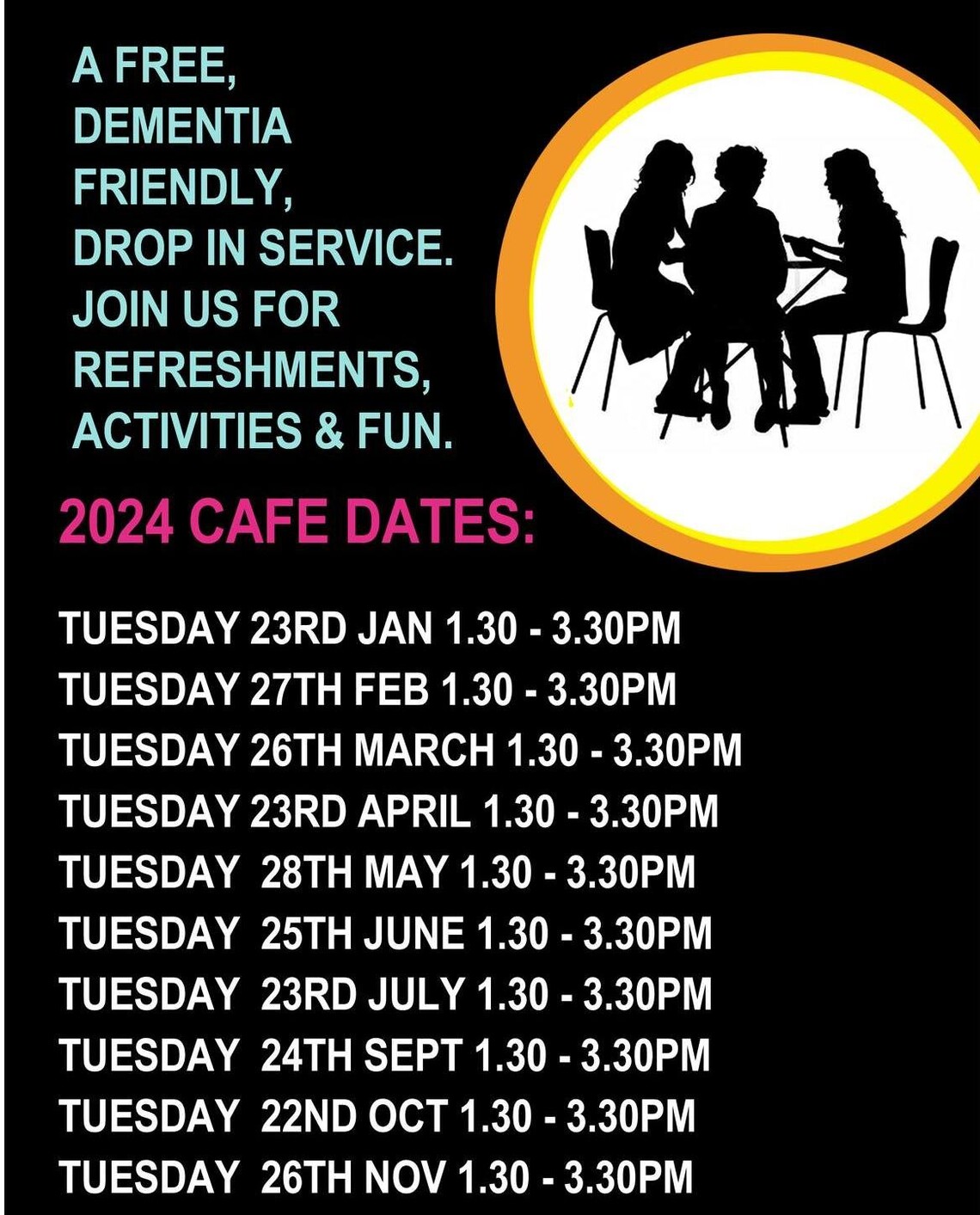 Dementia Cafe at Orpington Villa Hall Trust