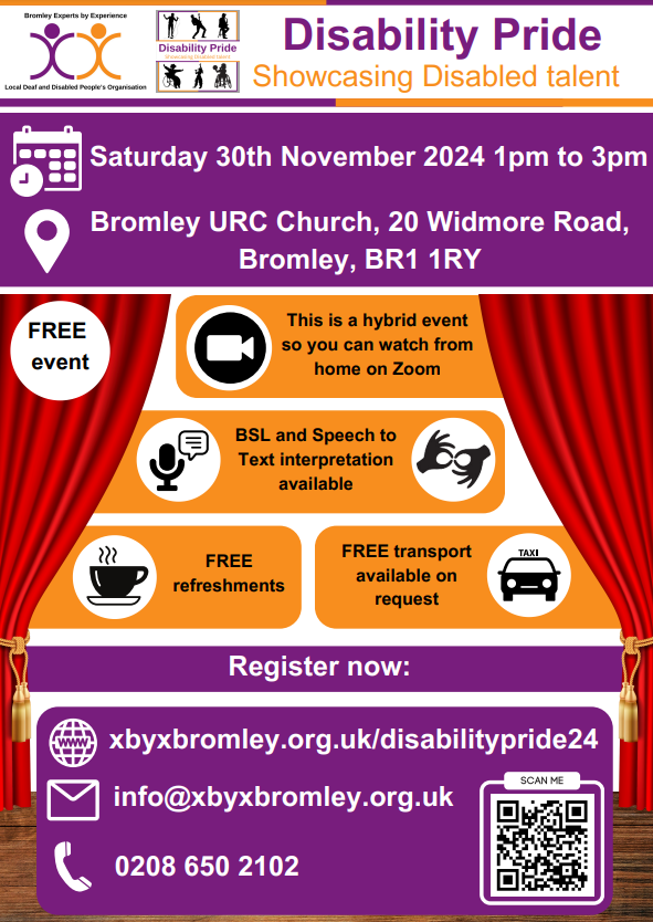 Disability Pride Talent Show Nov