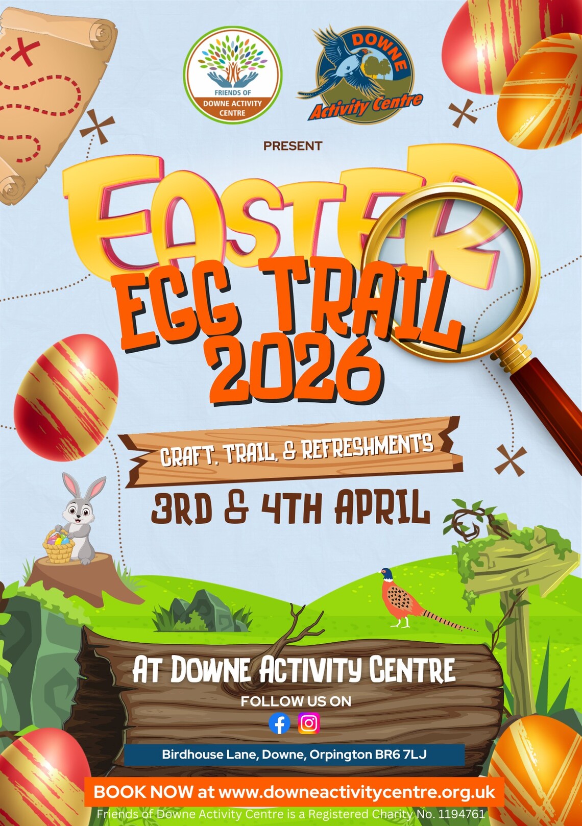 Easter Egg Trail 2026 downe activity