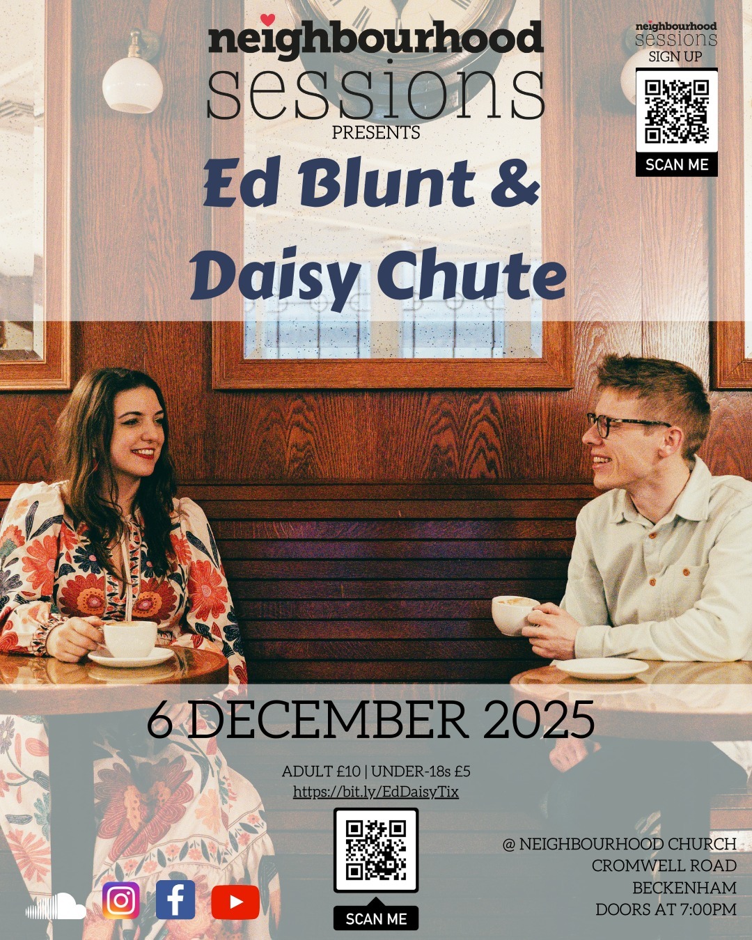 Ed Blunt & Daisy Chute Portrai