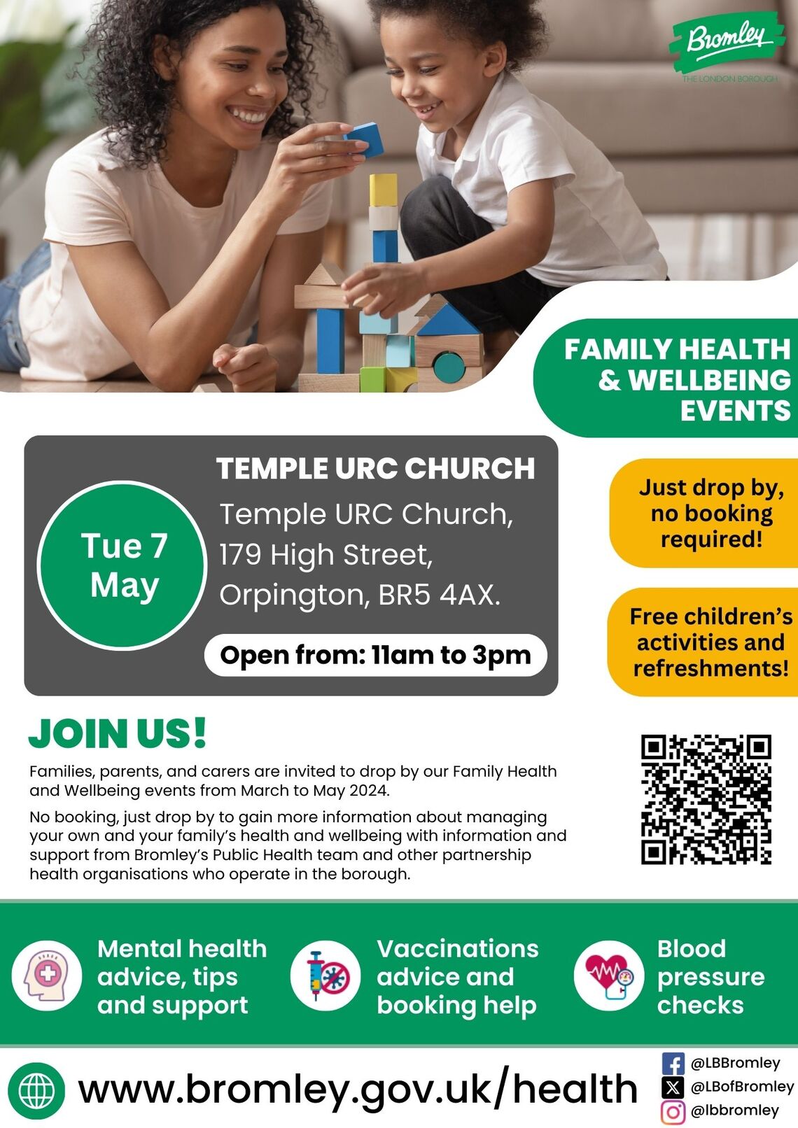 Family health and wellbeing event - Crays 