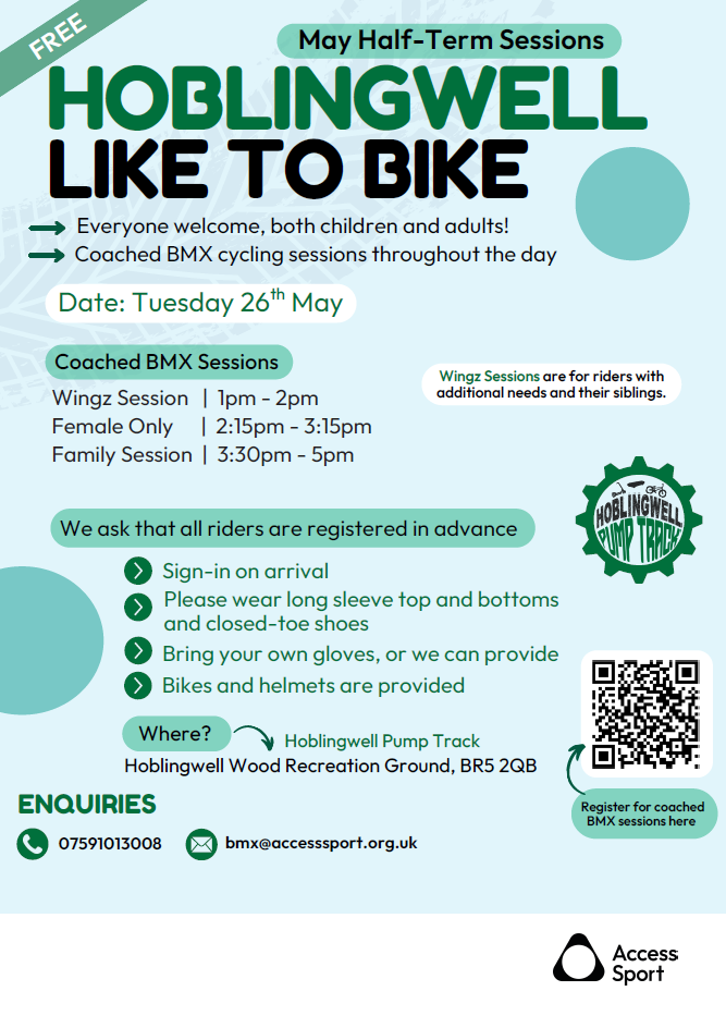 Free Cycling Sessions - May Half-Term
