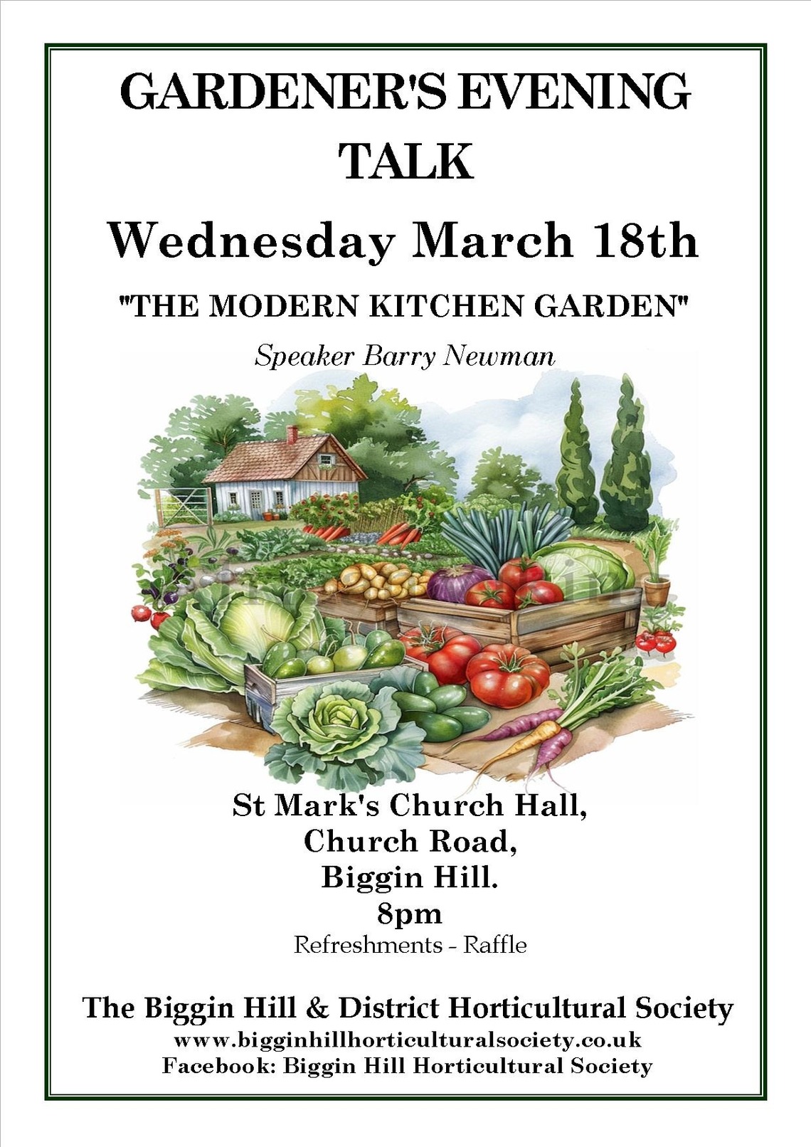 Gardeners evening talk 2026