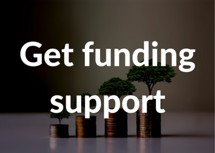 Get funding support icon