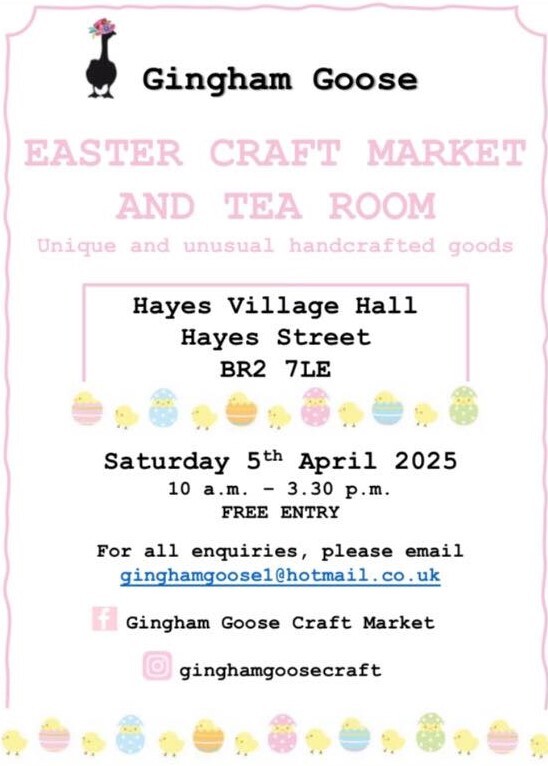 Gingham Goose Easter Craft market