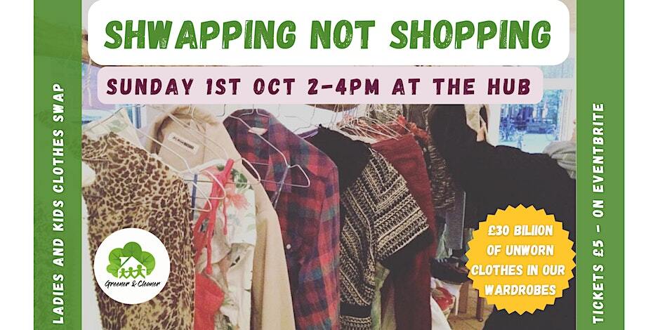 Greener and Cleaner Shwapping not shopping event image