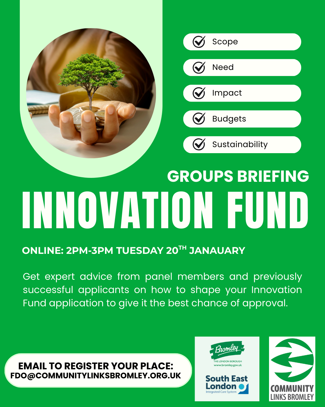 Groups Briefing Innovaion Fund flyer