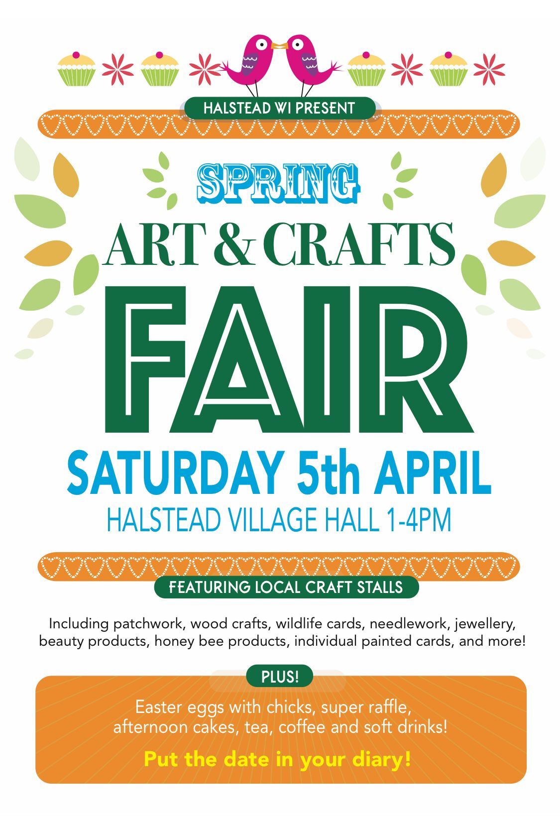 halstead village Hall spring fair