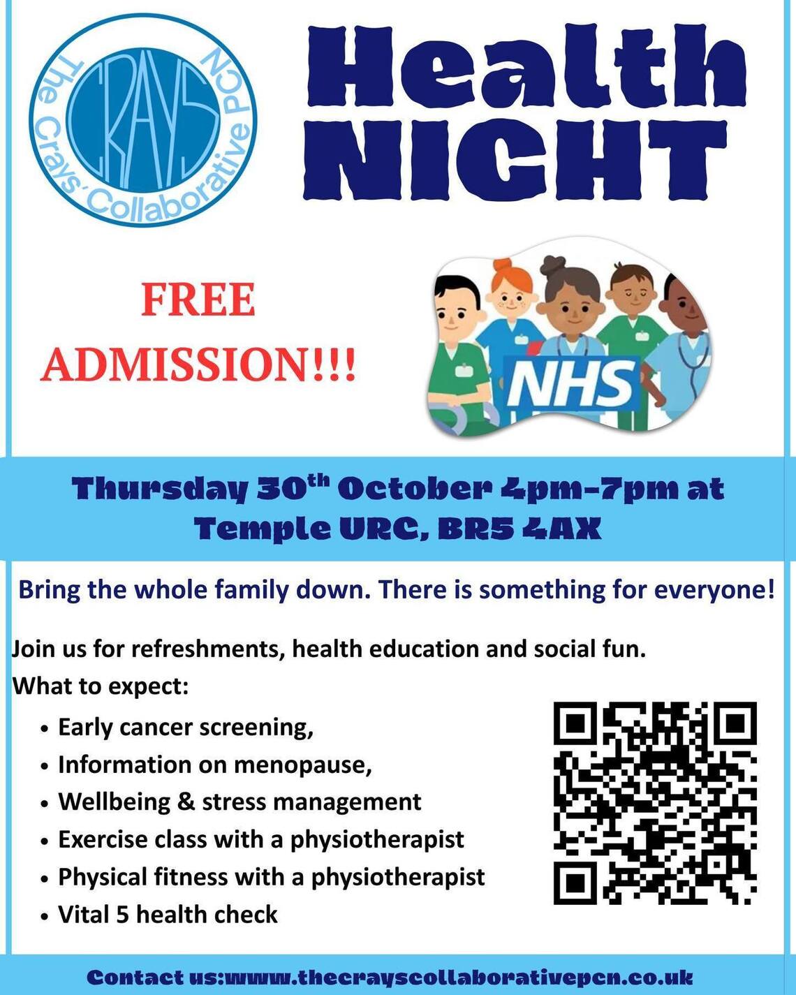 Health Night CrayPCN