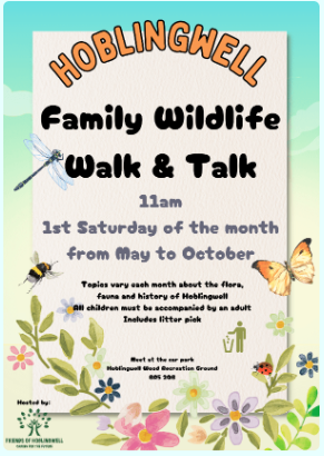 Hoblingwell Family Widlife Walk and Talk  2026
