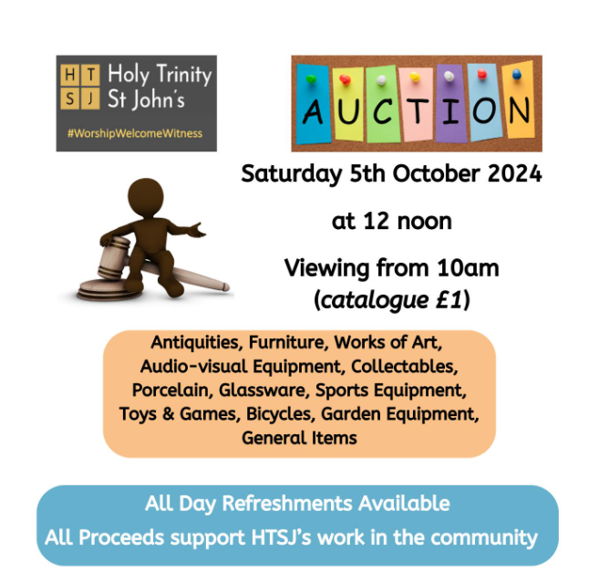 Holy Trinity Saint John's Auction
