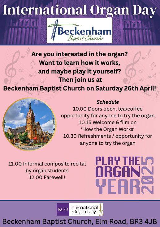 International Organ Day flyer (flyer text on page)